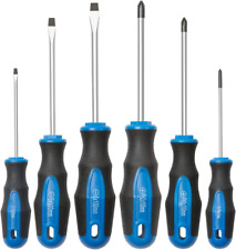 6-Piece Magnetic Tip Screwdriver Set - Phillips and Flat Head, Cushion Grip picture