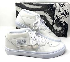 VANS Skate Half Cab Daz Shoes For Men Sneakers Leather White Mid Top VN0A5FCDWWW picture