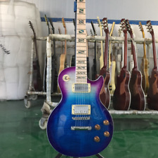 Standard LP Electric Guitar Colourful Flamed Maple Top Maple Fretboard HH Pickup picture