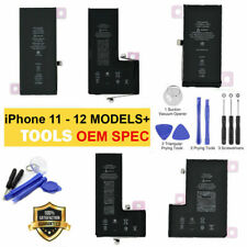 OEM SPEC Replacement Internal Battery For iPhone 11 12 Pro Max Tool Adhesive LOT picture