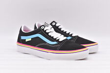Men's Vans Skate Old Skool Low-Top Skate Shoes in Neon Rave Black, Size 6.5 picture
