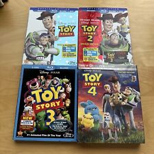 LOT (4) Toy Story, Toy Story 2, Toy Story 3, Toy Story 4 Blu-ray (DVD) NEW + LN picture