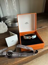Authentic Hermes Clic H Enamel Bracelet Light Blue WITH BOX Just Cleaned (xs/s) picture