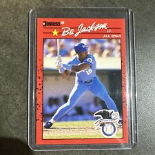 1990 Donruss Bo Jackson #650 Baseball Card. Error. No “TM” on AL Shield picture