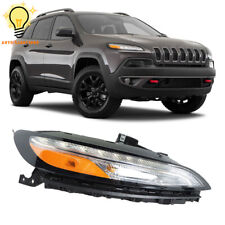 For Jeep Cherokee 2014-2018 w/ LED DRL/Ballast Headlight Passenger Side Halogen picture