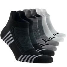 Mens Bamboo Ankle Socks with Heel Tab Low Cut Thin Athletic Performance 6 pairs picture