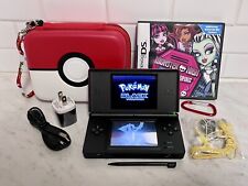 Nintendo DS Lite Console w/ 15+ Pokémon Games, Travel Case, Ear Buds & Charger picture