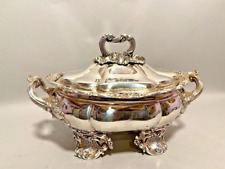 Exquisite 19th Century Antique French Silver Plated Server with Lid picture