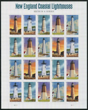 New England Coastal Lighthouses Sheet of 20 Stamps Scott 4791-95 MNH picture