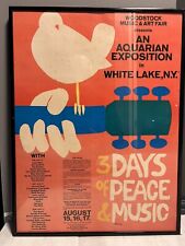 Original Woodstock 1969 Concert Poster picture