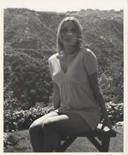 Sharon Tate Hollywood Hillls Home Rare Original Silver Gelatin 8x10 Photo 1968 picture
