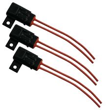 3 Pack ATO ATC Waterproof In-Line Blade Fuse Holder 14 Gauge AWG Tinned Marine picture