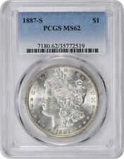 1887-S Morgan Silver Dollar MS62 PCGS picture