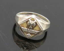 925 Sterling Silver - Vintage Boy Scouts Of America Band Ring Sz 5  - RG19542 picture