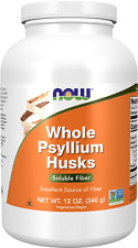 NOW Supplements, Whole Psyllium Husks, Soluble Fiber, 12-Ounce picture