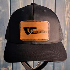 Montana Leather Patch Hat Pro-Life Hat picture