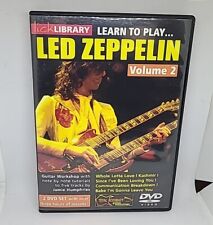 Lick Library Learn to Play Led Zeppelin Volume 2 - Guitar Lessons  2 DVDS - RARE picture