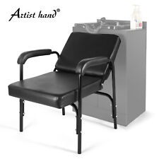 Auto Recline Barber Chair Shampoo Styling Hair Spa Beauty Salon Equipment Black picture