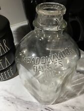 Vintage One Gallon Glass MeadowMoor Milk Jug picture
