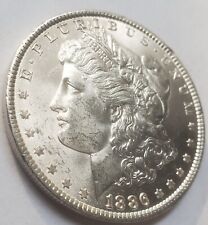 1886 MORGAN SILVER DOLLAR AMAZING MS/BU DETAILS HIGH GRADING $1 COIN. #100507 picture