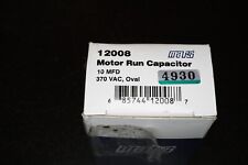 Mars 12008 Motor Run Capacitor 10 MFD, 370 VAC, Oval New In Box picture