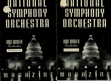 Set 5 Vintage 1944 Booklets Magazines National Symphony Orchestra Dorsey Concert picture