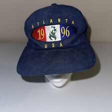 Vintage Atlanta 1996 Olympic Games Blue Snapback Hat Pro Pocket picture