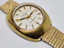 VINTAGE ETERNA MATIC 1000 CONCEPT 80 GOLD ELECTROPLATED WATCH - RUNS GOOD picture