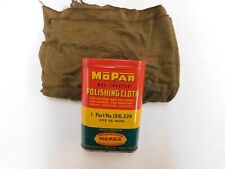 OEM Mopar 1950's 1960's Wax Treated Dusting Cloth Can Original Display Dodge picture