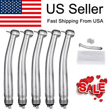 5 pcs NSK Style Dental High Fast Speed Handpiece Turbine 4 Hole Push Button picture