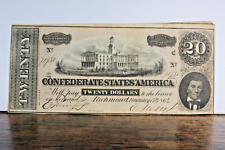 1864 $20 Confederate States of America T-67 picture