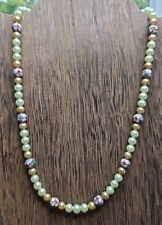 Beautiful Vintage Faux Pearl and Cloisonne 20