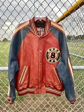 Vintage Michael Hoban North Beach Varsity Leather Jacket Xl VERY RARE picture