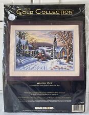 Wintry Eve - Dimensions Gold Collection Cross Stitch KIT - SEALED 1997 #3854 picture