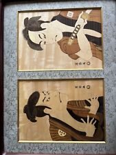 Antique Signed Japanese Woodblock Print of a Samurai Warrior picture