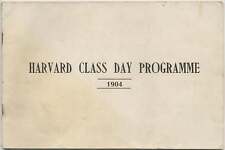 Harvard Class Day Programme and Baseball Score Card for the Harvard-Yale 1st ed picture