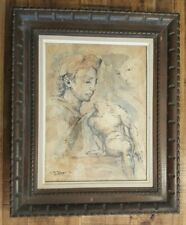 Well Listed Artist - WILLIAM EDWIN FAGER - Watercolor On Board picture