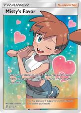 Misty's Favor - 235/236 - Pokemon Unified Minds Sun & Moon Full Art Rare Card NM picture