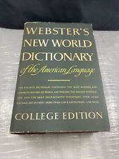 Webster's New World Dictionary Of The American Language College Edition 1958 50s picture