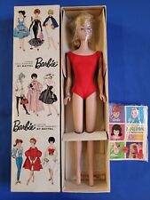 VINTAGE BARBIE ASH BLONDE SWIRL PONYTAIL NO PLAY WRIST TAG CELLO LINER ACCESS picture