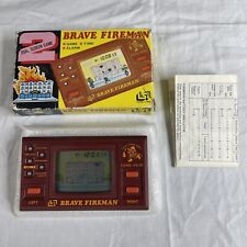 RARE 80s BOXED PRE NINTENDO ELECTRONIC GAME&WATCH BRAVE FIREMAN FIRE LS1 BOX picture