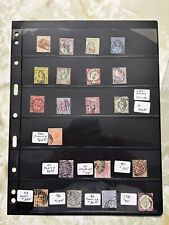 Great Britain: Early 20 Used Stamps Cat. $1024.00 picture