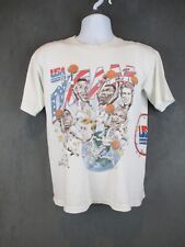 Vintage Salem Sportswear Shirt Mens Medium White Caricature Dream Team USA 90s picture
