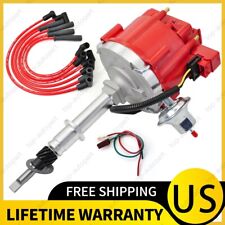 INLINE 6 232 258 4.2L 6 CYL HEI DISTRIBUTOR + RED WIRES USA FOR JEEP CJ5 CJ7 AMC picture