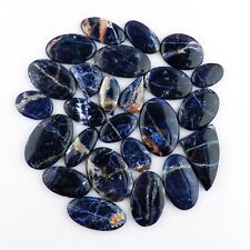 10pcs Natural Sodalite Gemstones Cabochon Crystal Wholesale Loose Healing Stones picture