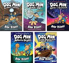 NEW SET Dog Man 5 Books Collection Set: Dog Man #7 - Dog Man #11 NEW Hardcover picture