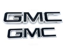 GM Grille Tailgate Emblem Black Chrome for 2015-19 GMC Sierra 1500 2500HD 3500HD picture