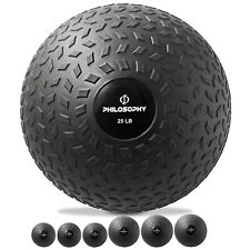 Slam Ball, 10-40 LB - Weighted Medicine Fitness Ball with Easy Grip Tread picture
