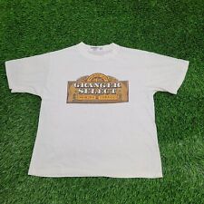 Vintage 80s Granger-Select Chewing Tobacco Shirt M-Short 20x23 White Paper-Thin picture