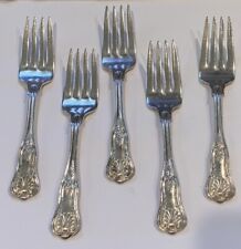 Wallace_Silverplated Forks_ Set Of 5_ Vintage Forks picture